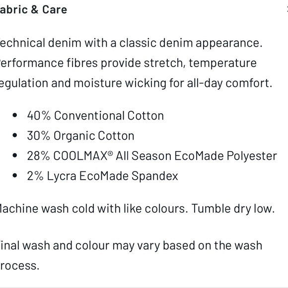 DU/ER Dark Blue Jeans - Picture 7 of 8